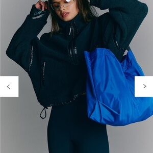 Free People Mountain High Fleece SHINE black small